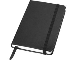 Carnet de luxe de poche noir ligné au format A6