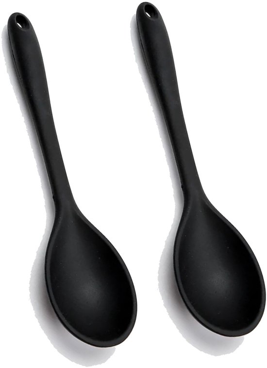 cobee 3 roeren siliconen spatels, kooklepel siliconen roerlepel, 27 cm