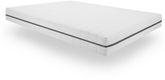 BMM Klassik XXL Koudschuimmatras met Oeko-Tex-certificering, orthopedisch matras met 7 zones, geproduceerd in Duitsland, hardheidsklasse H3 stevig, hoogte 12 cm, 140 x 200 cm