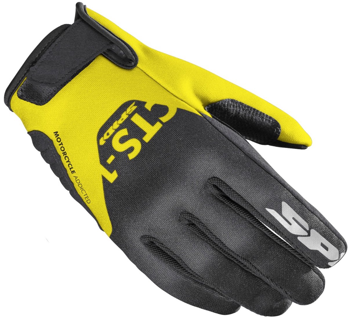 Spidi CTS-1 Zwart Geel Fluo - Handschoen
