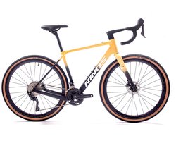 Rinos Sandman 6 - Gravel Fiets - Gravel Bike – carbonframe - GRX600 22 versnellingen - hydraulische schijfremmen - lichtgewicht - allround fiets voor elk terrein - Zwart Zand 56