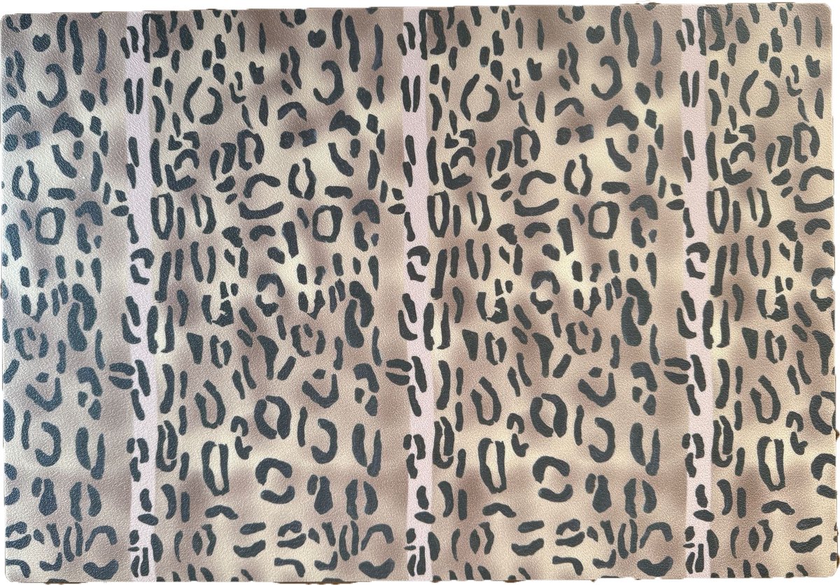 Placemat Leopard print Brown