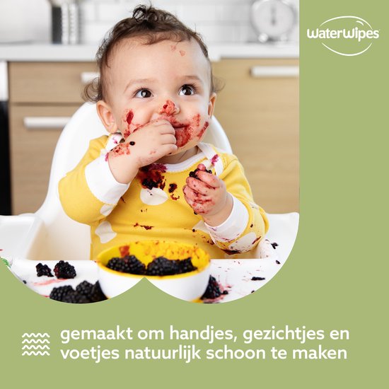 WaterWipes Snoetendoekjes - 9 x 60 toetenvegers - 540 doekjes van WaterWipes — afbeelding 3