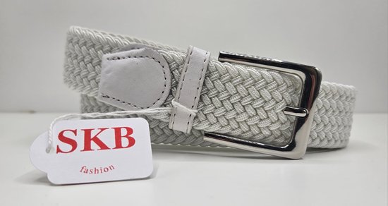 Ceinture élastique Ceinture extensible Ceinture tressée Ceinture tressée Ceinture élastique - unisexe - Couleur 1-Marron 2- Wit 3- Zwart 120 CM Offre pack de 3 de SKB Fashion