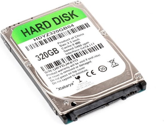 Xtabarya HDD 2.5 inch - 320GB harde schijf voor laptop - SATA III