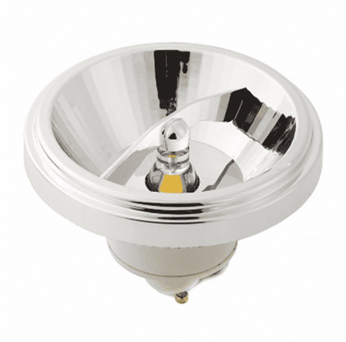 Ledl GU10 AR111 Spot 12W Koelwit Wit 45° Dimbaar