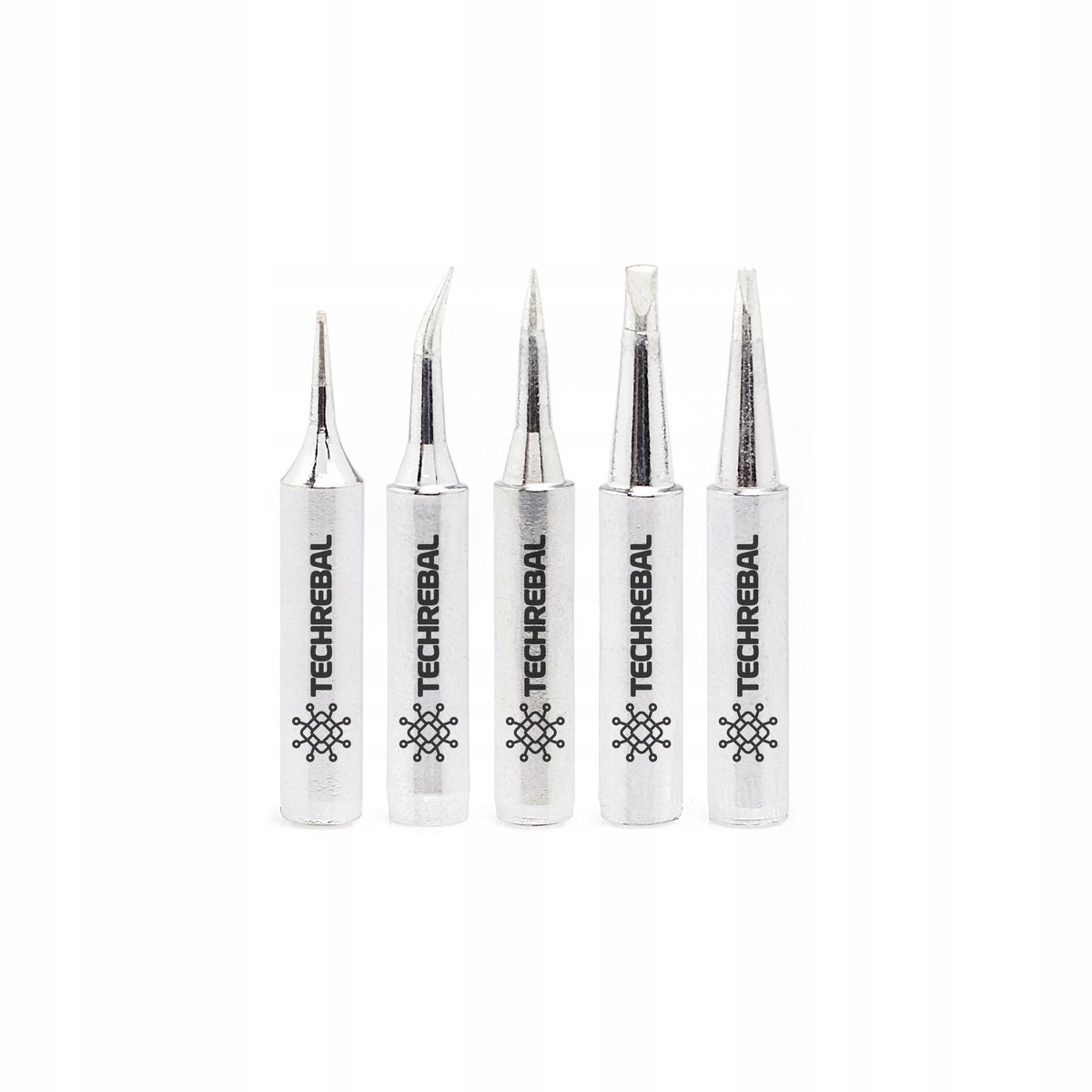 Techrebal HQ Serie - Solderen Tips Set - 5 stuks - Aluminium
