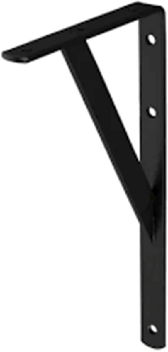 Plankdrager Industrieel Zwart 15x25cm - Stoer & Robuust