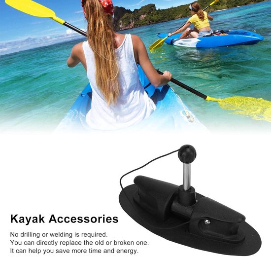 Support De Pagaie Universel Avec Noyau Fer 10 Mm – Pour Kayak, Canoë, Bateau Gonflable (fixation Colle) - 5