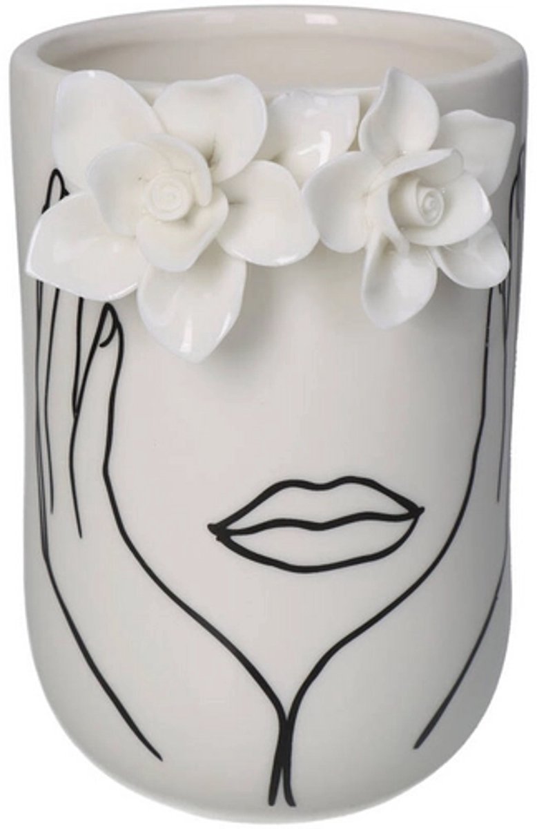 Vaas HD Living Face Ivory 10,4 x 12,2 x 16 cm