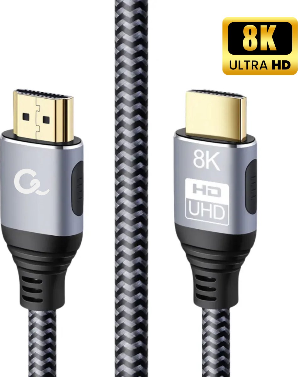 Gembird Ultra High-Speed HDMI 2.1 Kabel – 8K60Hz - 3 meter - Met ethernet - Premium Kwaliteit