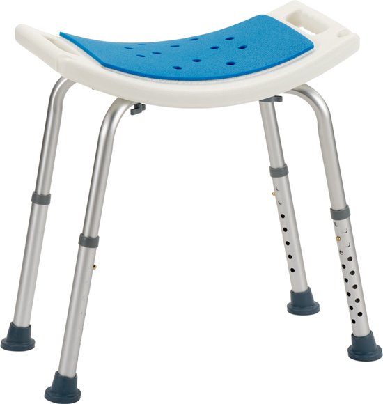 Douchekruk met douchekop houders en handgrepen- Antislip - Lichtgewicht en in hoogte verstelbaar