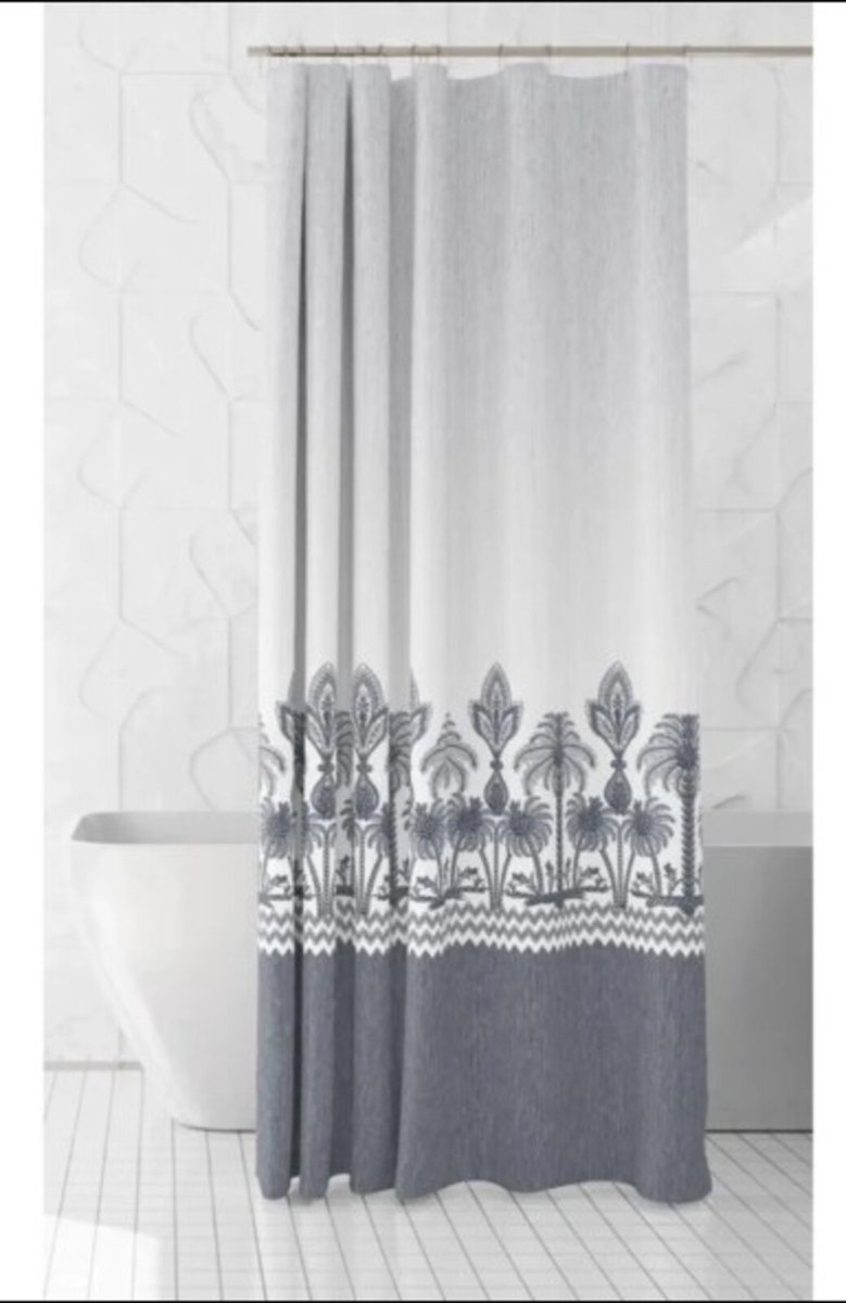 Casabueno 4238 - Douchegordijn 100x200 cm - Badkamer Gordijn - Shower Curtain - Waterdicht - Sneldrogend en Anti Schimmel -Wasbaar en Duurzaam