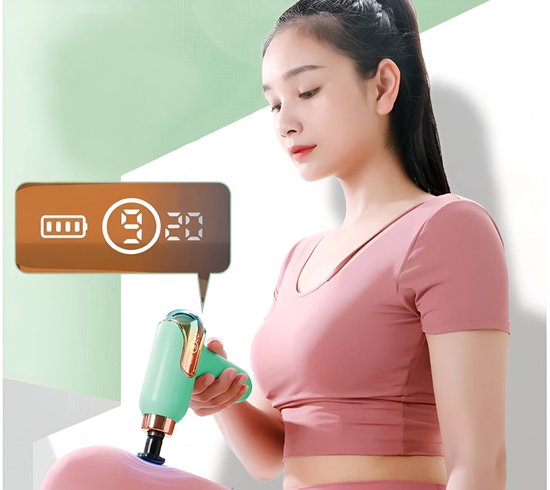 RelaxPro Mini-massagepistool Draagbaar Krachtig Zwart - RelaxPro - €34,99