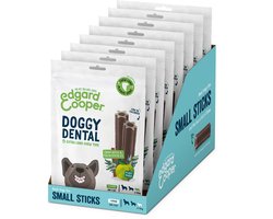 8x Edgard & Cooper Doggy Dental Sticks Small Appel - Eucalyptusolie