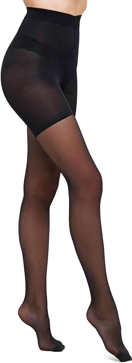 Giulia Panty - Slim20 - In Shape - Corrigerend - Buik - Billen - 20 Den - Large - Zwart