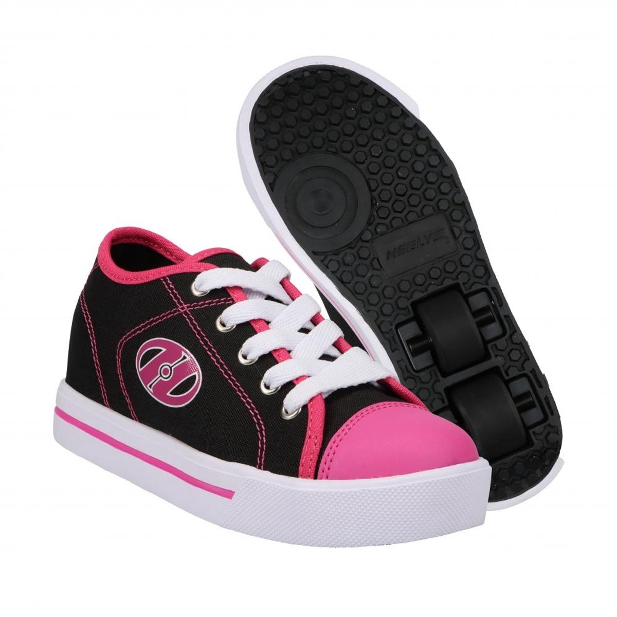 Heelys X2 Classic Black / White / Hot Pink