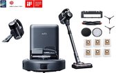 eufy Clean Robotstofzuiger -Steelstofzuiger - 3-in-1 E20 's Werelds eerste demonteerbare combi-robotstofzuiger met dieptereiniging en Vervangingssets