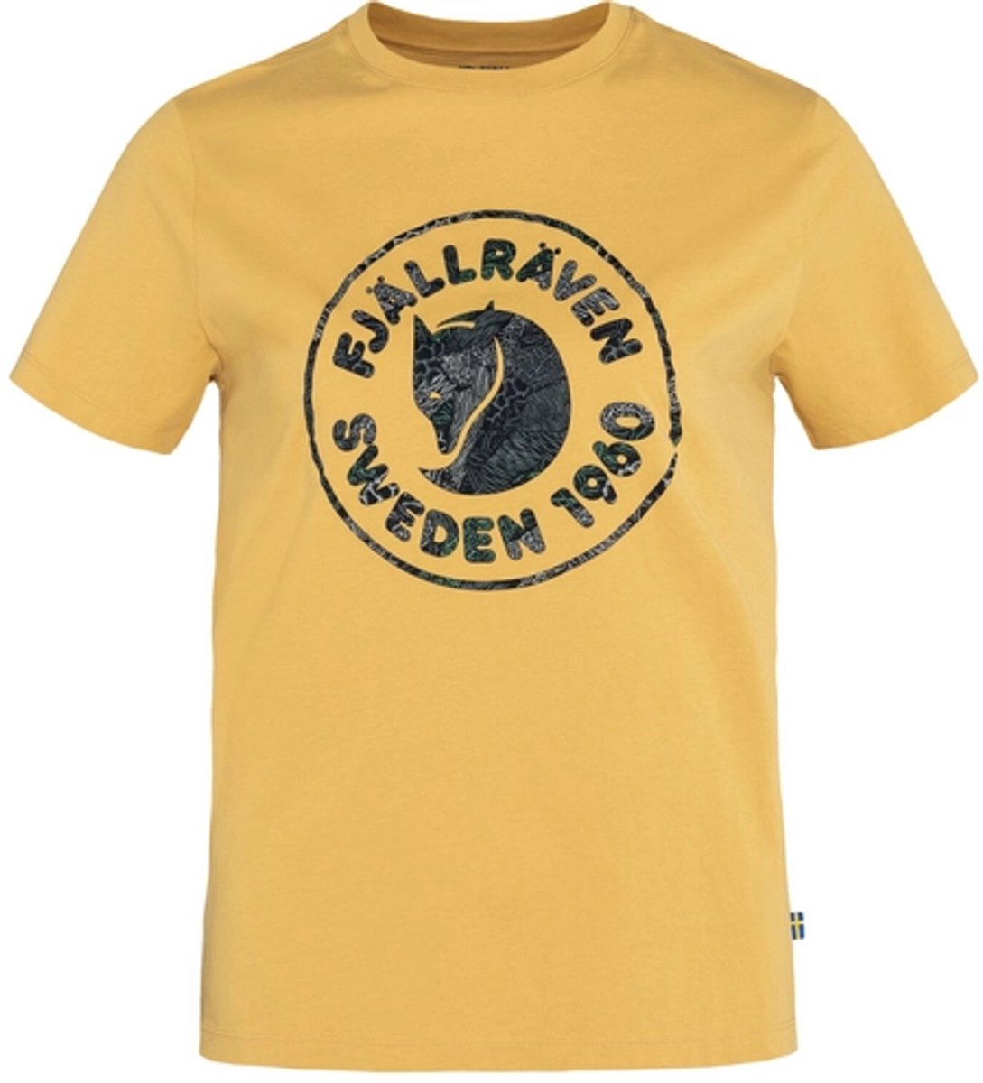 T-Shirt Fjallraven Women Kånken Art Logo Tee Kantarell-S Geel