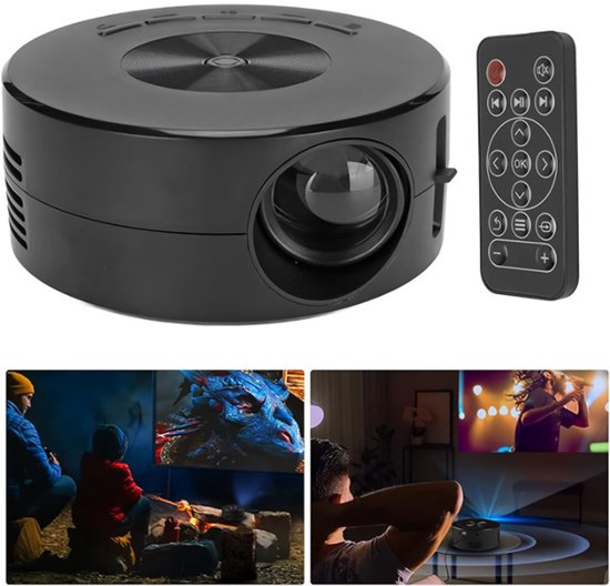 Vyzio - Mini Beamer - LED Projector - LED Beamer - TV Projector - Draagbare Beamer - Draagbare Projector - CASTLITE