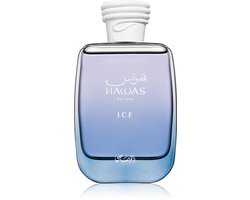 Rasasi Hawas Ice Eau De Parfum 100 ml-Frisse Herenguer met Appel, Citrus & Musk Aquatic Fresh