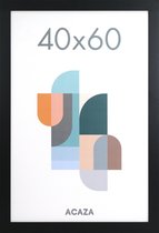 ACAZA Fotokader - Fotolijst - 40x60 cm - MDF hout - Zwart