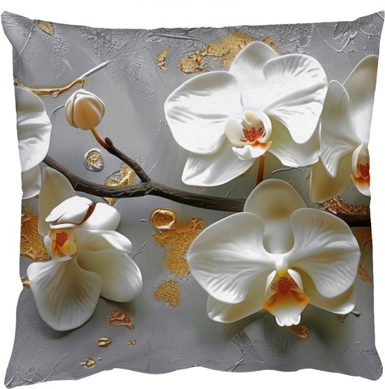 Sierkussen Runa - taupe - 45x45 cm | Leen Bakker Sierkussen Runa - taupe - 45x45 cm | Leen Bakker