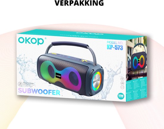 CMYX Draagbare luidsprekers 80W High-Power Luidspreker 3 Hoorns