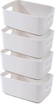 My Ninki ® Stapelbare Opbergmanden Set met Handgrepen voor Badkamer en Keukenorganisatie