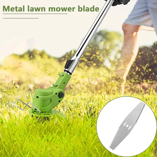 12 stks metalen gazon Trimmer Blades gazon Trimmer accessoires metalen mes voor gazon Trimmer Reserve Blade Metal Blade Lawn Trimmer Reserve Blades Lawn Trimmer Reserve Blade Accessoires van Merkloos	 — afbeelding 5