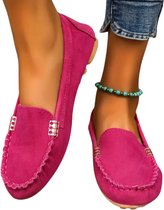 Bovista Loafers Dames - Met Hak - Damesschoenen - Instappers - Roze - Maat 39