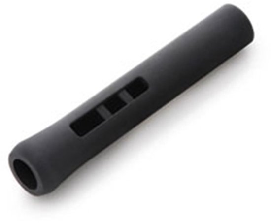 Zwarte Wacom grip met drie rechthoekige uitsparingen.