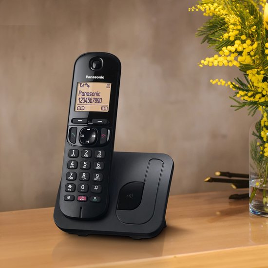 Telefoon Panasonic Dect KX-TGC253NLB Trio Black foto 3