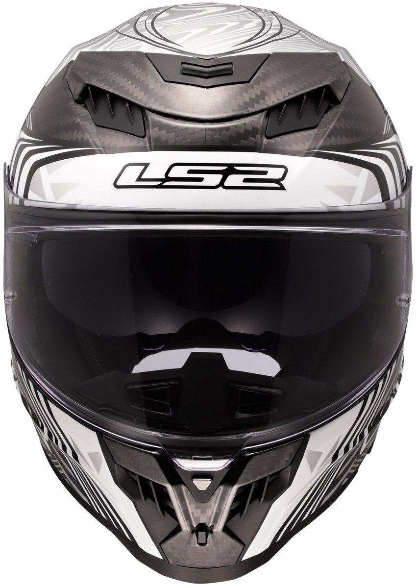 LS2 Helm Dragon Enthum FF807 zilver maat XL
