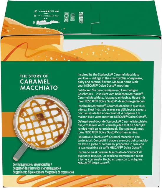 Starbucks by Dolce Gusto capsules Caramel Macchiato - 36 koffiecups voor 18 koppen koffie