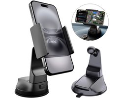 iSetchi Telefoonhouder Auto met Extra Sterke Zuignap - Autohouder Voor Raam & Dashboard - GSM Mobiel Houder