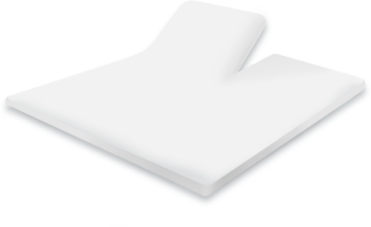 Nightkiss- topcover- katoen- 160x200 - Woolwhite- BI - inkeping enkel - tot 8 cm matrashoogte