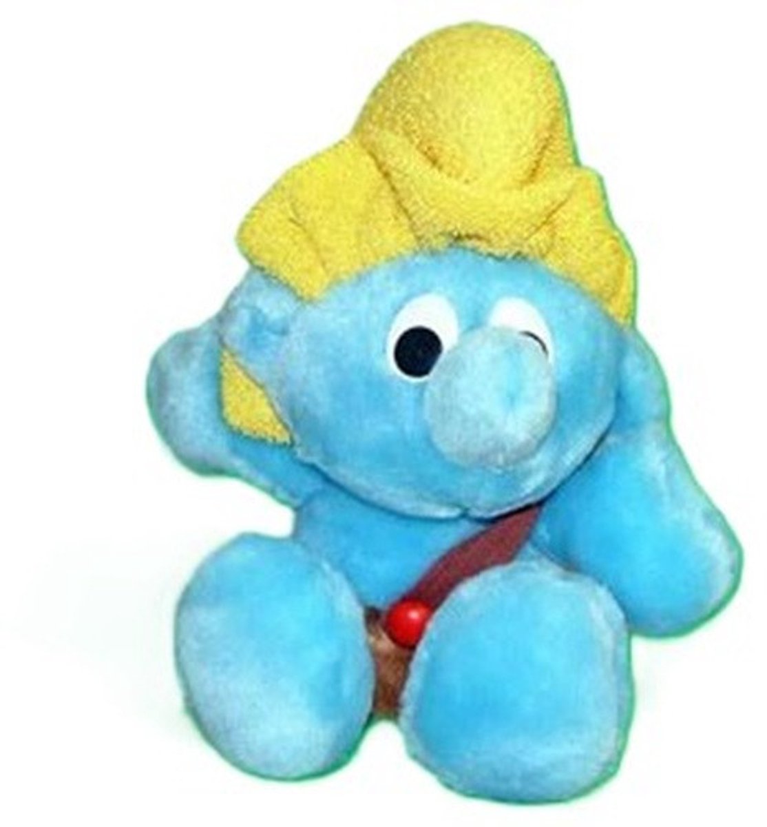 Kinderknuffel - De smurfen - Natuursmurf kindersmurf - 15 cm - Puppy SA