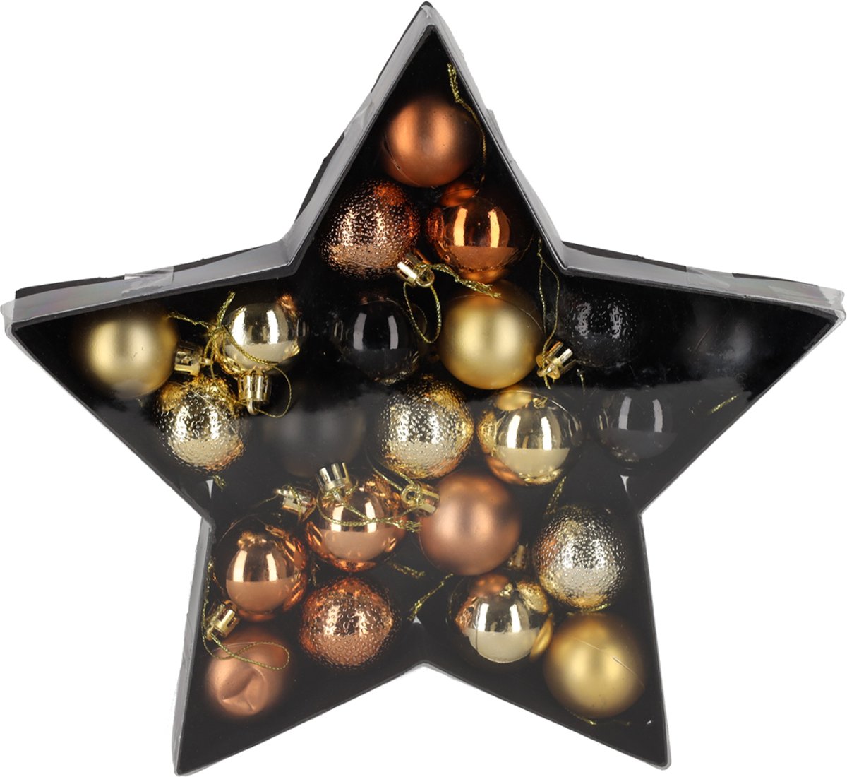 JENS Living Kerstballen Koper/Goud /22