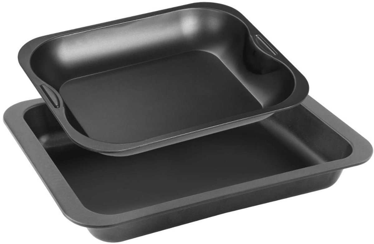 Set van 2 rechthoekige ovenschaal 37 x 27 cm en 28 x 23 cm Zenker Special Cooking