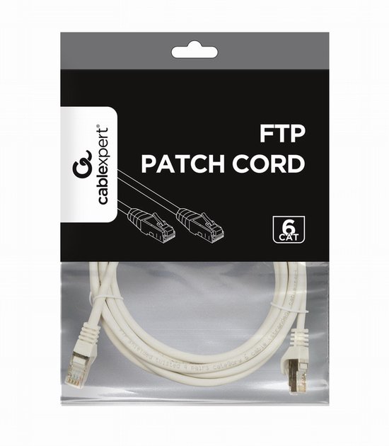 CablExpert PP6-5M - FTP Cat6 - 5 m - grijs
