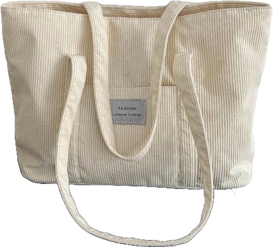 S&E Minimalist - Sac fourre - tout léger et décontracté - Beige