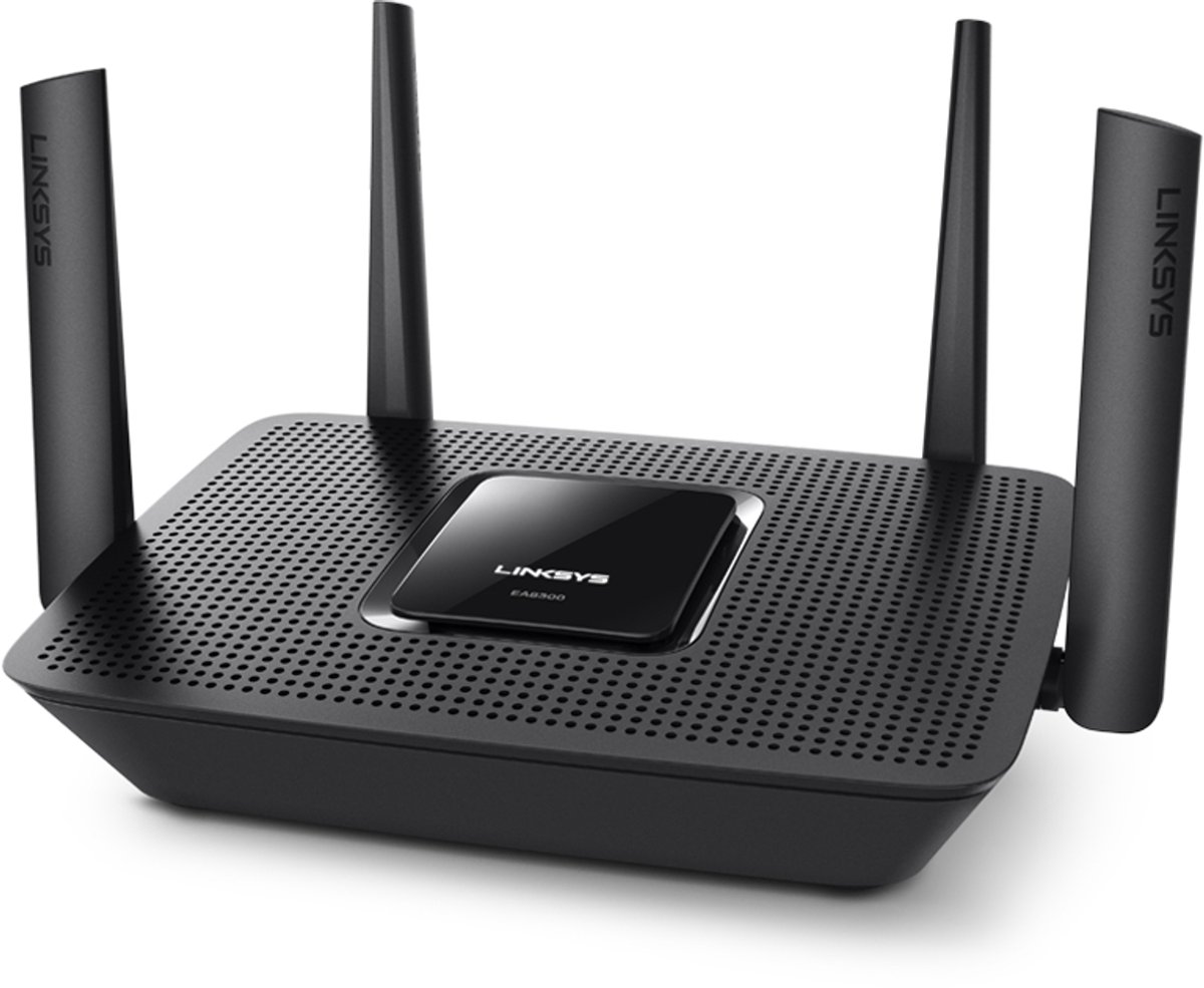 Linksys EA8300 draadloze router Gigabit Ethernet Tri-band (2.4 GHz / 5 GHz / 5 GHz) Zwart