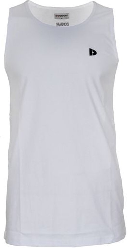 Chemise Donnay Muscle - Pack de 2 - Débardeur - Chemise de sport - Homme - Taille M - Wit & Zwart