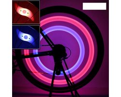 WiseGoods Premium Spaakverlichting Voor Fiets - Wielverlichting LED Spaakreflectoren - Fietswiel Verlichting - Accessoires Fietsen