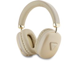 Guess Bluetooth Stereo Koptelefoon - Saffiano Triangle Logo - Goud