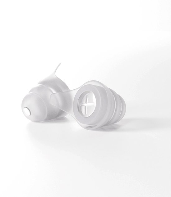 Bouchons d'oreille BLOX Music - Musique - Festivals - Protection auditive avec filtre acoustique - Transparent - Boules Quies 19 dB SNR