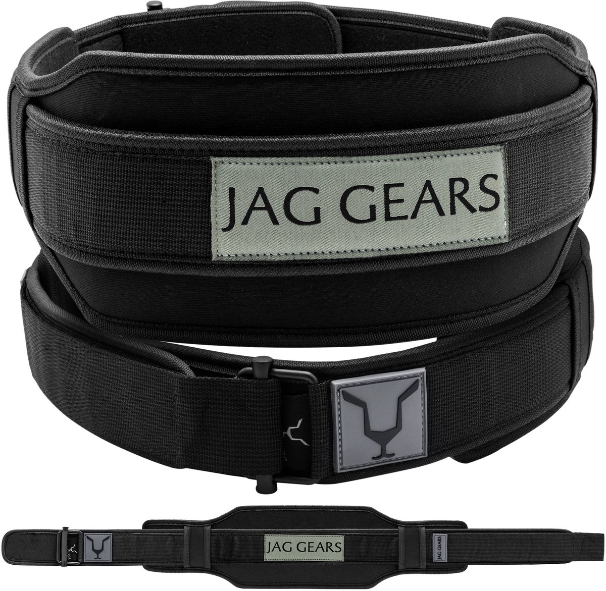 Jag Dubbele Gewichthefriem Powerlifting Gymriem Dubbele steunbeugel Terug, Size XL