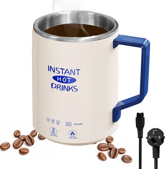 Elektrische koffiewarmer, koffiemok, warm - smart bureau-bekerwarmer