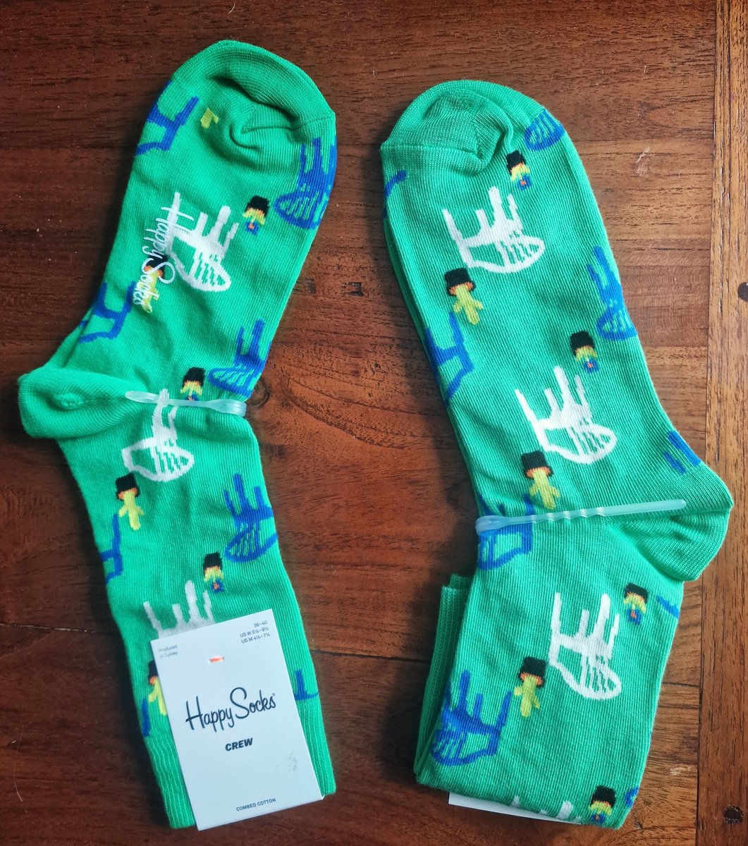 Happy socks groen Maat 36-40